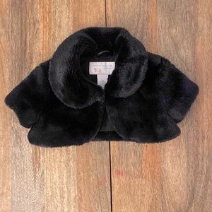 janie and jack faux fur cropped jacket